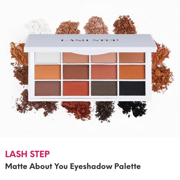 NIB Lash Step eye shadow palette, full size, Matte About You - Picture 1 of 4
